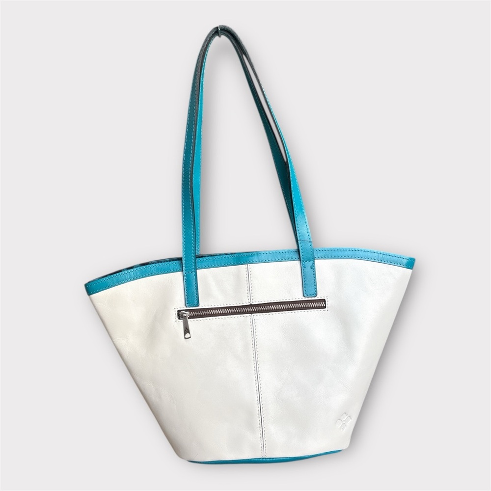 Patricia Nash Marconia Striped Fish Tote Leather Bag *NWT* - Picture 2 of 11